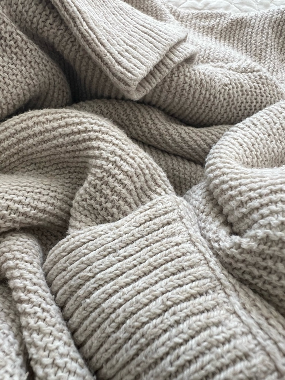 3 for $10 Sale! Madewell Scoopneck Lightweight Knit Sweater - Beige